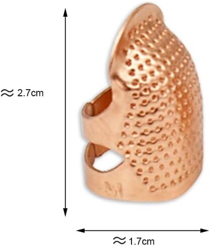 Premium Colorful Sewing Thimbles – Copper M-Size Tool for Enhanced Sewing Tool Set Experience in Saudi Arabia