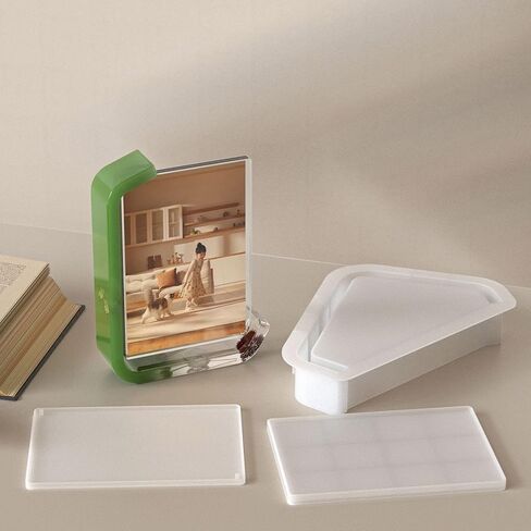 Epoxy Frame Texture Food Grade Photo Decoration Mold for Silicone Resin Mold Easy Destruction Photo Frame in Saudi Arabia