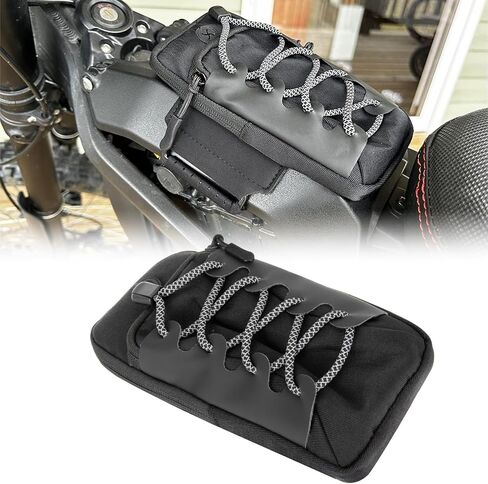PSLER Dirt Bike Battery Cover Storage Bag, Pouch Bag Dirt Bike Frame Bag Fits for Sur Ron Light Bee X S Segway X160 X260 Eride Pro SS (Black) in Saudi Arabia