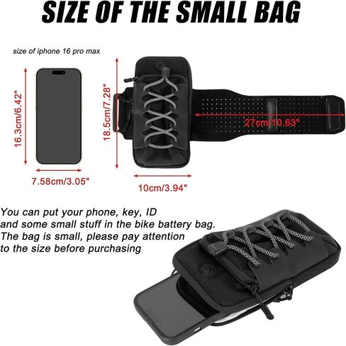 PSLER Dirt Bike Battery Cover Storage Bag, Pouch Bag Dirt Bike Frame Bag Fits for Sur Ron Light Bee X S Segway X160 X260 Eride Pro SS (Black) in Saudi Arabia