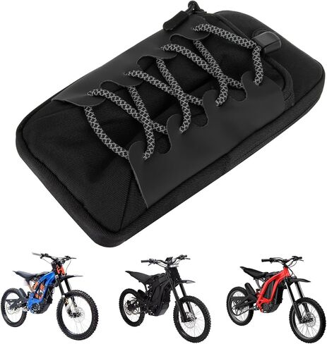 PSLER Dirt Bike Battery Cover Storage Bag, Pouch Bag Dirt Bike Frame Bag Fits for Sur Ron Light Bee X S Segway X160 X260 Eride Pro SS (Black) in Saudi Arabia