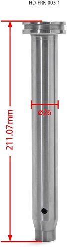 TOFR 49mm Fork Damper Tube for Harley Touring ROAD KING ROAD STREET GLIDE ULTRA LIMITED CVO/CUSTOM POLICE ELECTRA GLIDE ROAD KING 17-23 TRIKE FREEWHEELER TRI GLIDE ULTRA 19-23 45500339 in Saudi Arabia