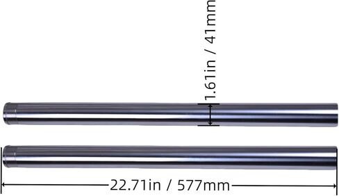 2x Brake Suspension Fork Inner Tubes Compatible with Yamaha MT-07 (2014-2022), FZ07 (2015-2017), XSR700 (2018-2023) & MTM690 (2016-2020) in Saudi Arabia