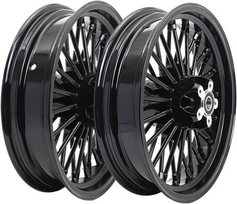 TOFR 21x3.5 العجلات الأمامية 18x3.5 العجلات الخلفية الدهون تكلم ل هارلي سوفتيل فات بوي فات بوي FLSTF 00-06 2000 2001 2002 2003 2004 2005 2006 كروم 21 بوصة + 18 بوصة in Kuwait