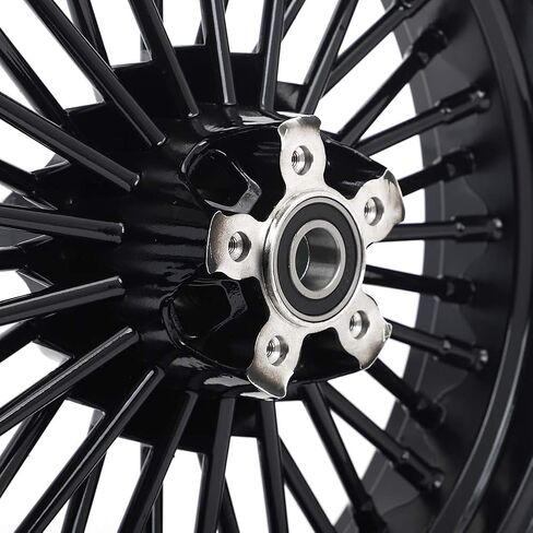 TOFR 21x3.5 العجلات الأمامية 18x3.5 العجلات الخلفية الدهون تكلم ل هارلي سوفتيل فات بوي فات بوي FLSTF 00-06 2000 2001 2002 2003 2004 2005 2006 كروم 21 بوصة + 18 بوصة in Kuwait