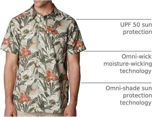 Columbia Men's Silver Ridge Utility Lite Novelty Short Sleeve in Kuwait