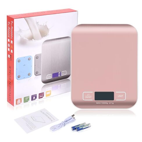 مقياس شحن رقمي، لوحة من الفولاذ المقاوم للصدأ، مقياس بريدي محمول دقيق للحزم، والأعمال التجارية الصغيرة، والمطبخ، والمواد الغذائية، والمصنوعات اليدوية، والسوائل، والبوتيك (بطارية سوداء (5 كجم/1 جرام)) in Kuwait