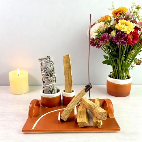 Sage Holder, Palo Santo Holder, Incense Holder, Palo Santo Burner, Palo Santo Sticks Holder, Smudge Bowl in Saudi Arabia