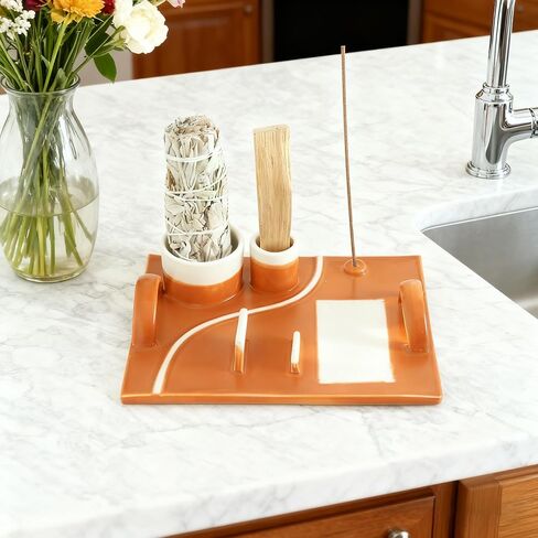 Sage Holder, Palo Santo Holder, Incense Holder, Palo Santo Burner, Palo Santo Sticks Holder, Smudge Bowl in Saudi Arabia