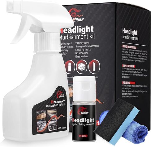 مجموعة سائل استعادة المصابيح الأمامية للسيارات، عامل تجديد المصابيح الأمامية، مجموعة سائل مؤكسد لاستعادة المصابيح الأمامية الجديدة لعام 2025، تلميع المصابيح الأمامية متعددة الوظائف لجميع أنواع المركبات in Kuwait