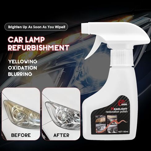 مجموعة سائل استعادة المصابيح الأمامية للسيارات، عامل تجديد المصابيح الأمامية، مجموعة سائل مؤكسد لاستعادة المصابيح الأمامية الجديدة لعام 2025، تلميع المصابيح الأمامية متعددة الوظائف لجميع أنواع المركبات in Kuwait