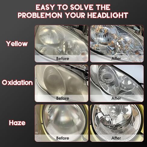 مجموعة سائل استعادة المصابيح الأمامية للسيارات، عامل تجديد المصابيح الأمامية، مجموعة سائل مؤكسد لاستعادة المصابيح الأمامية الجديدة لعام 2025، تلميع المصابيح الأمامية متعددة الوظائف لجميع أنواع المركبات in Kuwait
