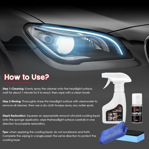 مجموعة سائل استعادة المصابيح الأمامية للسيارات، عامل تجديد المصابيح الأمامية، مجموعة سائل مؤكسد لاستعادة المصابيح الأمامية الجديدة لعام 2025، تلميع المصابيح الأمامية متعددة الوظائف لجميع أنواع المركبات in Kuwait