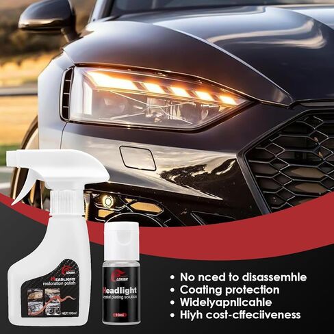 مجموعة سائل استعادة المصابيح الأمامية للسيارات، عامل تجديد المصابيح الأمامية، مجموعة سائل مؤكسد لاستعادة المصابيح الأمامية الجديدة لعام 2025، تلميع المصابيح الأمامية متعددة الوظائف لجميع أنواع المركبات in Kuwait