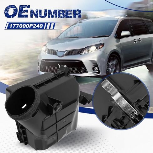Engine Air Cleaner Filter Box Housing, Fit for Toyota Highlander 2017-2019, Fit for Toyota Sienna 2017-2020, V6 3.5L, OE 177000P240 in Saudi Arabia