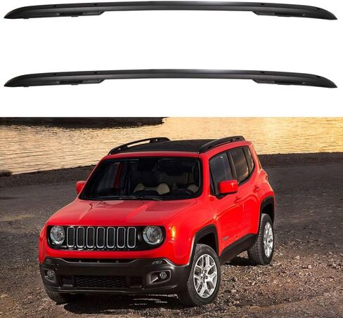 Scitoo حامل سقفي عبر القضبان حامل الحقائب لهوندا CR-V 2002-2006 أسود 2 قطعة حامل الحقائب على السطح العلوي in Saudi Arabia