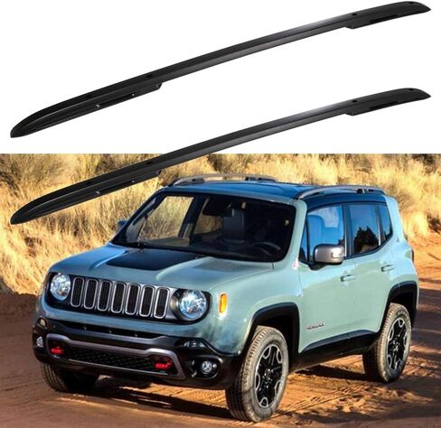 Scitoo حامل سقفي عبر القضبان حامل الحقائب لهوندا CR-V 2002-2006 أسود 2 قطعة حامل الحقائب على السطح العلوي in Saudi Arabia