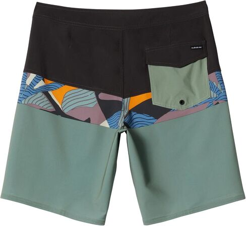 Quiksilver - Mens Surfsilk Panel 20 Boardshort, Color Nebulas Blue, Size: 33 in Saudi Arabia