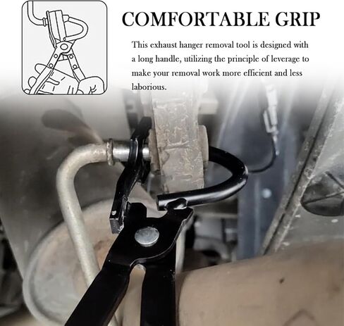 قطعة واحدة من أداة إزالة شماعات العادم وقطعتين من شماعات العادم مع فتحتين، كماشة شماعات عادم غير قابلة للانزلاق مع حلقات مسطحة لفصل شماعات كاتم الصوت، مجموعة أدوات كماشة عوادم عملية in Kuwait