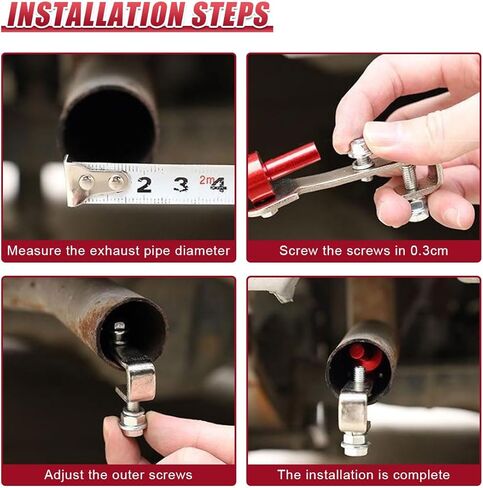 صافرة عادم السيارة من yoRise، صفارة طرف صمام النفخ التلقائي من سبائك الألومنيوم، محاكاة صانع زئير أنبوب ذيل السيارة، أنبوب كاتم صوت السيارة العالمي معزز الصوت لمعظم السيارات (أسود-XL) in Kuwait