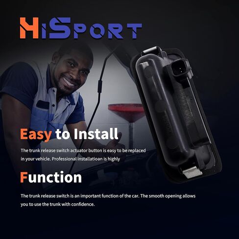 HiSport Rear Trunk Tailgate Rear Door Switch - Compatible with Kia Forte Forte5 Replaces 81260-1M500 81260-A6200 in Saudi Arabia