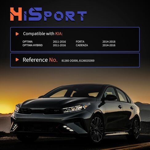 HiSport Rear Tailgate Handle Release Trunk Switch - Compatible with Kia Optima Forte Cadenza Optima Hybrid Replaces 81260-2G000 812602G000 in Saudi Arabia