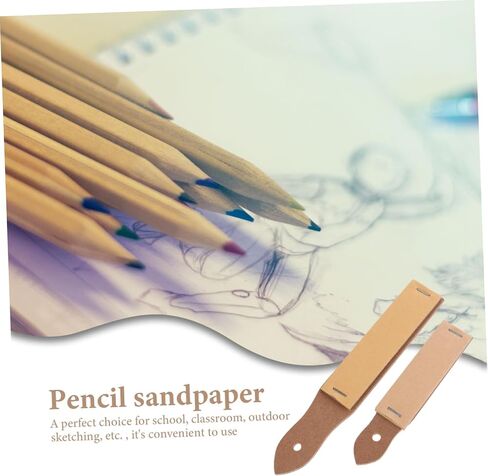 4Pcs Sandpaper for Artistic Painting Supplies Portable Sketching Tool with Random Styles Convenient Pencil Sharpener for Students and Painters in Saudi Arabia