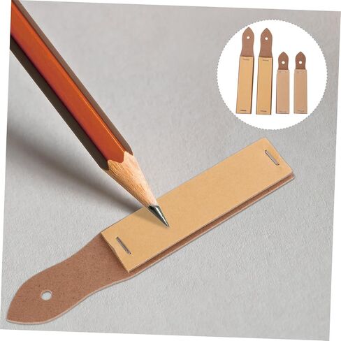 4Pcs Sandpaper for Artistic Painting Supplies Portable Sketching Tool with Random Styles Convenient Pencil Sharpener for Students and Painters in Saudi Arabia