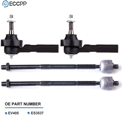 ECCPP Inner Tie Rod Ends Outer Tie Rod Ends 2001 2002 2003 2004 2005 2006 2007 for Town & Country for Voyager for Dodge Caravan for Dodge Grand Caravan in Saudi Arabia