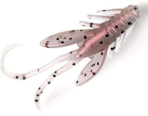 FISHIN ADDICT Nano-Cray 40 مم (1.5 بوصة) طعم صيد جراد البحر الصغير من البلاستيك الناعم - 10 عبوات in Saudi Arabia