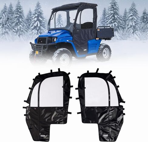 أبواب علوية ناعمة من KEMIMOTO متوافقة مع UTV Hisun 400، Coleman UT400، قطاع Hisun 400، Massimo MSU400، حاوية كابينة UTV ناعمة مقاومة للماء ومقاومة للرياح، مناسبة للمرايا الجانبية in Kuwait