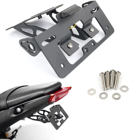 Xitomer Fender Eliminator مناسب لـ MT-09 2021 2022 2023 MT09 SP، حامل لوحة الترخيص لـ MT 09 Tail Tidy مع الضوء، متوافق مع إشارة الانعطاف OEM لما بعد البيع in Saudi Arabia