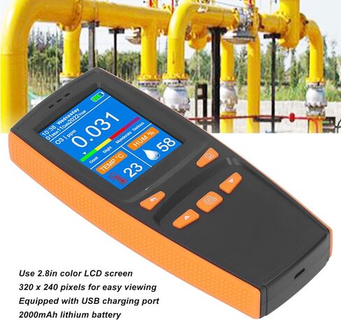 WALFRONT Gas Detector Intelligent O3 Detector Analyzer Handheld Tester Meter Air Detector 2.8 Inch LCD 320 x 240 Pixels in Saudi Arabia