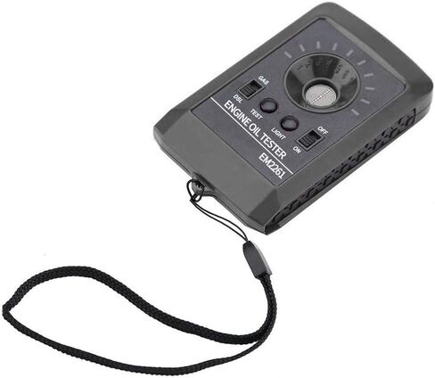 Eujgoov High Accuracy Digital Oil Quality Detector, Gas Fluid Analyzer for Engine with Calibration Function, Oil Safety Inspection, and Easy Carry Design (Black) in Saudi Arabia