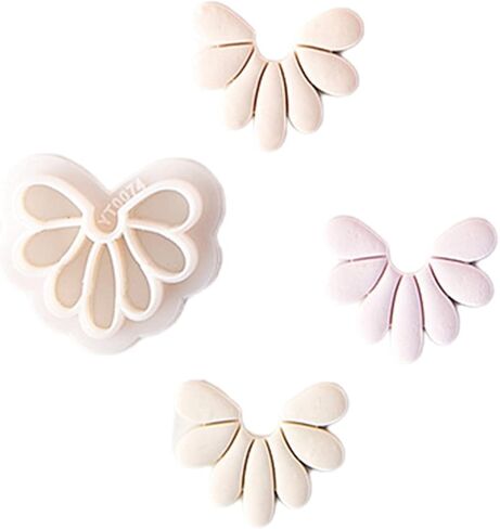 Floral Clay Earrings 3 Styles Aestheticism Petal for Jewelry Making Small Models Petal Clay in Saudi Arabia