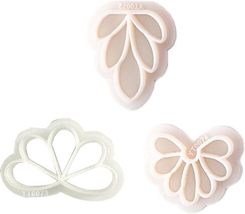 Floral Clay Earrings 3 Styles Aestheticism Petal for Jewelry Making Small Models Petal Clay in Saudi Arabia
