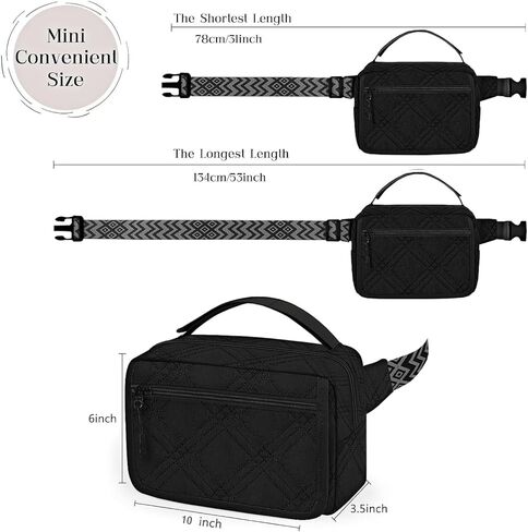 حقيبة حفاضات صغيرة من برينت مع وسادة تغيير محمولة، حقيبة حفاضات تمر بالجسم مع جيب مناديل، حقيبة خصر نسائية للسفر، حقيبة حفاضات لعربة الأطفال، بني in Kuwait