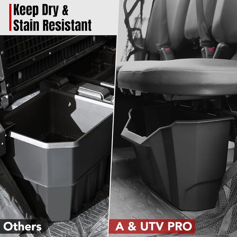A & UTV PRO Driver Under Seat Storage Box for 2016-2025 Can Am Defender Max HD10 HD9 HD8 HD6 HD5 Accessories Removable Tool Box Organizer Replace OEM #715003399 in Saudi Arabia