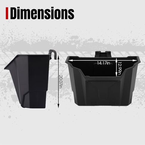 A & UTV PRO Driver Under Seat Storage Box for 2016-2025 Can Am Defender Max HD10 HD9 HD8 HD6 HD5 Accessories Removable Tool Box Organizer Replace OEM #715003399 in Saudi Arabia