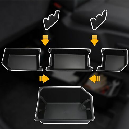 PENSUN Detachable Upgraded Underseat Storage Box Fit For Ford F150 SuperCrew Crew Cab 2015 2016 2017 2018 2019 2020 2021 2022 2023 2024 2025 in Saudi Arabia