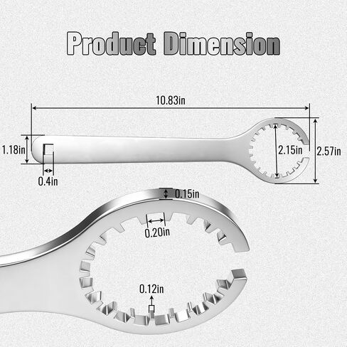 Upgraded Fuel Filter Cup Wrench,Water Separator Tool Compatible with Yamaha F150/F175/F200/F225/F250/F300/F350 4-Stroke 150-350HP 2.6L 3.3L (2006+), Replace# 6P3-WS24A Filter Cup(YB-ACC04) in Saudi Arabia