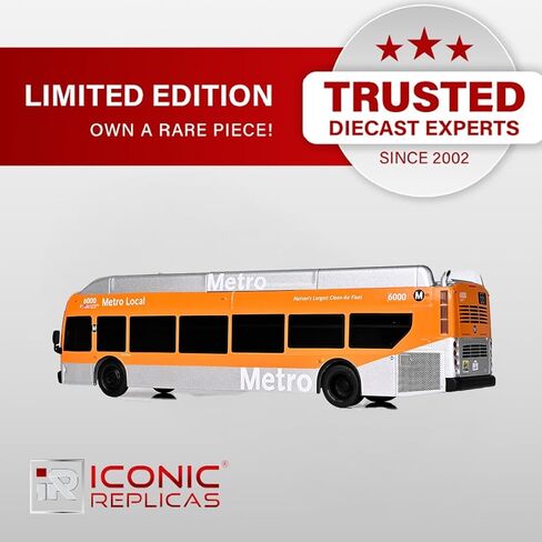 النسخ المتماثلة المميزة NFI Xcelsior XN40 Transit Bus: Los Angeles Metro 1:160 (N Scale) Diecast Model Bus in Kuwait