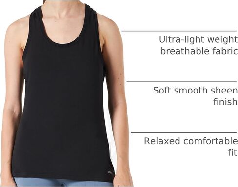 Amazon Essentials Women's Tech Stretch Racerback Tank Top (Available in Plus Size), Multipacks in Saudi Arabia