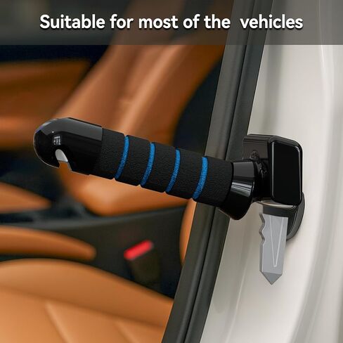 Elderly Car Door Assist Handle, Multifunctional Support Grip, Mobility Cane for Seniors and Disabled Individuals (Modern, Red) in Saudi Arabia