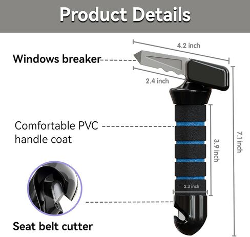 Elderly Car Door Assist Handle, Multifunctional Support Grip, Mobility Cane for Seniors and Disabled Individuals (Modern, Red) in Saudi Arabia