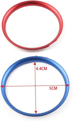 Cnthan7 1 pcs Blue Dashboard Center Clock Surrounding Compass Cover For VW For Passat B8 2016-2019 in Kuwait