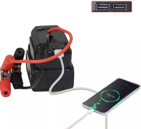 Easy to carry car emergency power pack with clamps to quickly increase vehicle battery and device charge in Saudi Arabia