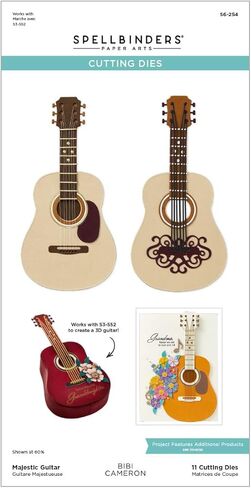 يموت Spellbinders S6-254 جيتار مهيب محفور من مجموعة النوتات الموسيقية بيبي من بيبي كاميرون in Kuwait