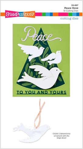 يموت Spellbinders حمامة السلام المحفورة in Kuwait