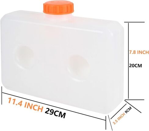 Diesel Heater Tank 5L Plastic Fuel Tank Oil Box Water Tank Container 1.32Gal in Saudi Arabia